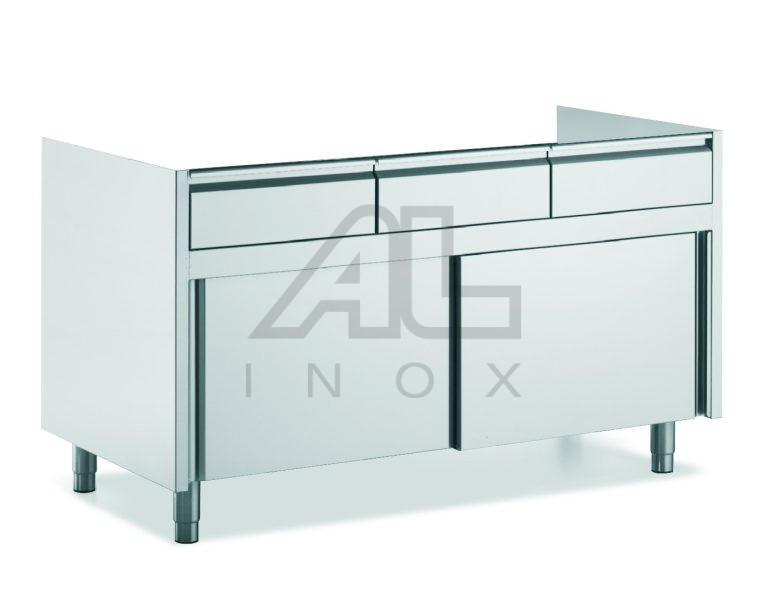 SLIDING DOOR CUPBOARD WITH 2 UPPER DRAWERS – ACPnC
